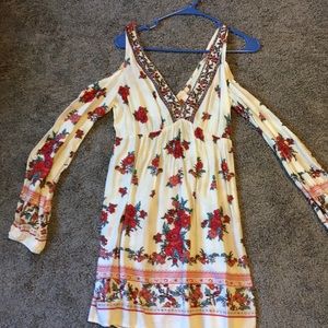 forever 21 size Medium white and red floral dress